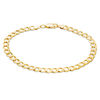 Thumbnail Image 1 of 140 Gauge Curb Chain Bracelet in 10K Gold - 9"