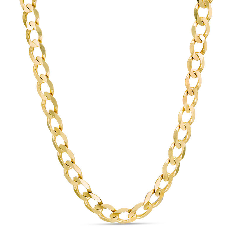Main Image 1 of 140 Gauge Curb Chain Necklace in 10K Gold - 22&quot;