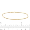 Thumbnail Image 3 of Child's 012 Gauge Rope Chain Necklace in 14K Hollow Gold - 13"