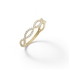 Thumbnail Image 1 of Cubic Zirconia Loose Braid Ring in 10K Gold