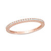 Thumbnail Image 0 of Cubic Zirconia Eternity Band in 10K Rose Gold