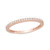 Thumbnail Image 1 of Cubic Zirconia Eternity Band in 10K Rose Gold