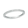 Thumbnail Image 1 of Cubic Zirconia Eternity Band in 10K White Gold - Size 7