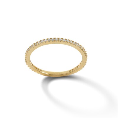 10K Gold CZ Eternity Band