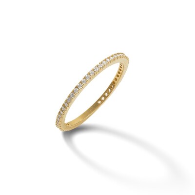 10K Gold CZ Eternity Band