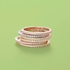 Thumbnail Image 2 of Cubic Zirconia Eternity Wedding Band in 10K White Gold - Size 6