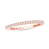 Thumbnail Image 0 of Cubic Zirconia Eternity Wedding Band in 10K Rose Gold - Size 6