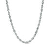 Thumbnail Image 1 of 028 Gauge Rope Chain Necklace in 10K White Gold - 24"