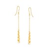 Thumbnail Image 1 of Made in Italy Diamond-Cut Mirror Tassel Drop Earrings in 10K Gold