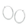 Thumbnail Image 0 of 20mm Tube Hoop Earrings in 14K White Gold