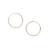 Thumbnail Image 1 of 13mm Hoop Earrings in 14K Tube Hollow Rose Gold