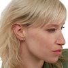 Thumbnail Image 4 of 13mm Hoop Earrings in 14K Tube Hollow Rose Gold