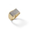 Thumbnail Image 1 of 1/3 CT. T.W. Diamond Concave Rectangle Ring in 10K Gold