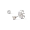 Thumbnail Image 0 of 1/15 CT. T.W. Diamond Solitaire Stud Piercing Earrings in 14K Solid White Gold