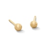 Thumbnail Image 0 of 3mm Ball Stud Piercing Earrings in 14K Solid Gold - Short Post