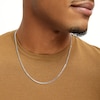 Thumbnail Image 2 of Sterling Silver Curb Chain Made in Italy - 22"