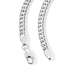 Sterling Silver Double Curb Chain Made in Italy
