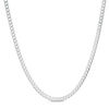 Thumbnail Image 0 of Made in Italy 080 Gauge Curb Chain Necklace in Sterling Silver - 26"