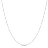 Thumbnail Image 1 of 120 Gauge Diamond-Cut Bead Chain Necklace in Sterling Silver - 20"