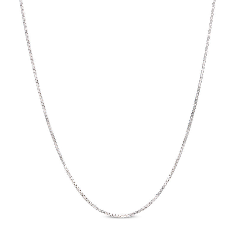 Main Image 1 of 019 Gauge Box Chain Necklace in Sterling Silver - 22"