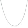 Thumbnail Image 1 of Made in Italy 025 Gauge Diamond-Cut Snake Chain Necklace in Sterling Silver - 20"