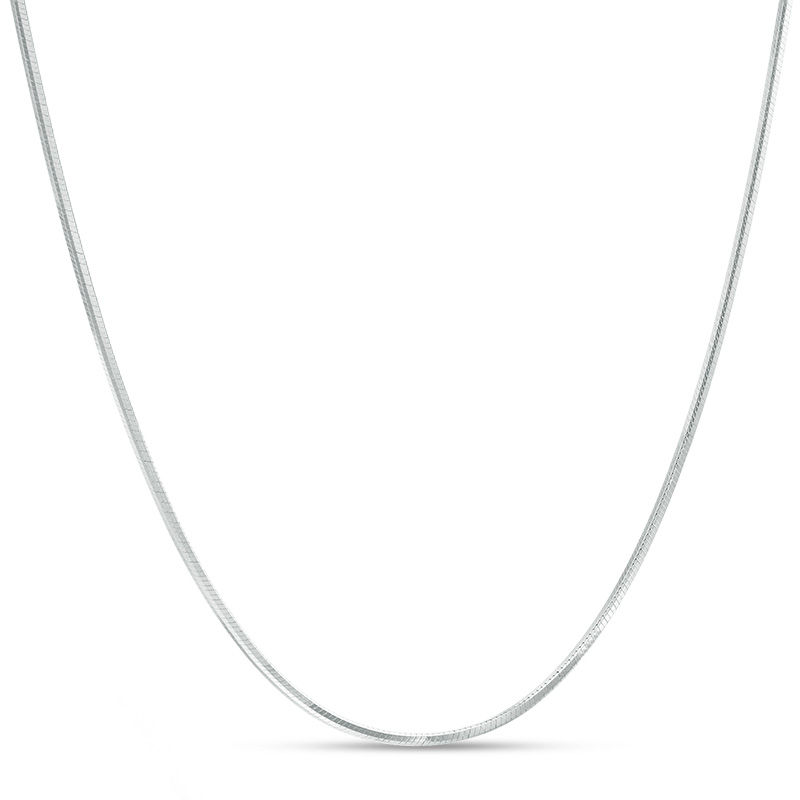 Made in Italy 025 Gauge Diamond-Cut Snake Chain Necklace in Sterling Silver - 20"
