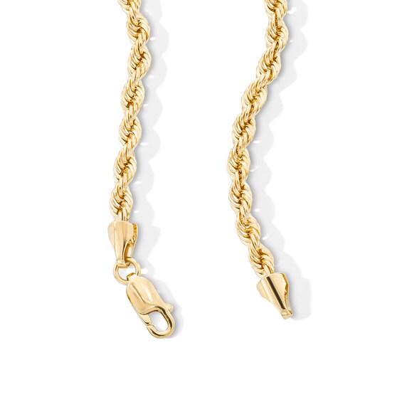 10K Hollow Gold Rope Chain - 30"