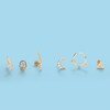 Thumbnail Image 1 of Cubic Zirconia Snake Single Stud Earring in 10K Gold