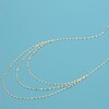 Thumbnail Image 1 of Triple Strand Mirror Chain Necklace in 10K Gold - 19"