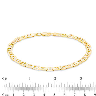 120 Gauge Mariner Chain Necklace in 14K Gold Bonded Sterling Silver - 30"