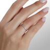 Cubic Zirconia Stackable Band in Sterling Silver - Size 6