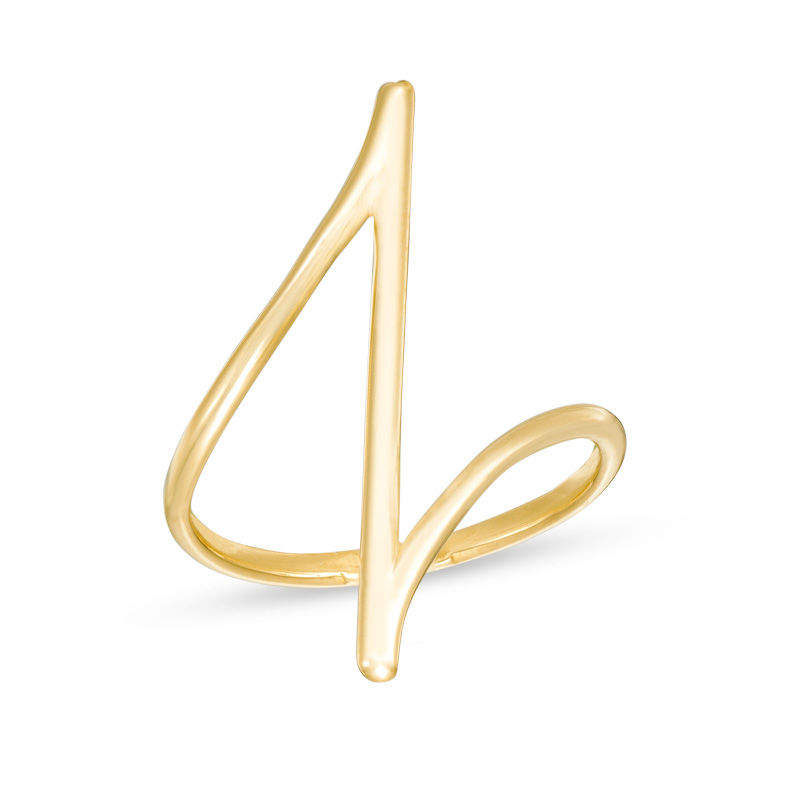 Main Image 1 of Abstract Ring in 10K Gold - Size 7