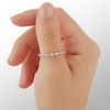 Thumbnail Image 3 of Cubic Zirconia Vintage-Style Marquise Stackable Band in Sterling Silver