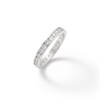 Cubic Zirconia Eternity Band in Sterling Silver - Size 6