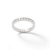 Cubic Zirconia Eternity Band in Sterling Silver - Size 8