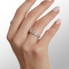 Cubic Zirconia Eternity Band in Sterling Silver - Size 8
