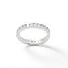 Cubic Zirconia Eternity Band in Sterling Silver - Size 9