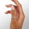 Cubic Zirconia Eternity Band in Sterling Silver - Size 9