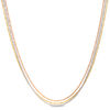 Thumbnail Image 1 of Triple Strand Fashion Chain Necklace in 10K Tri-Tone Gold - 19"