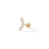 Thumbnail Image 0 of 14K Tube Gold CZ Curved Stud - 18G 5/16"