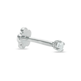 18 Karat White Gold Diamond Hoop Earrings by Cartier | J.S.