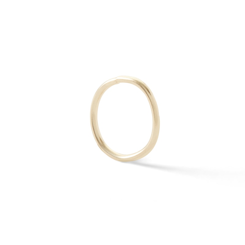 14K Solid Gold Hoop - 19G 5/16"