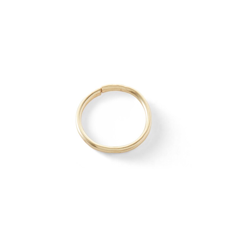 14K Solid Gold Hoop - 19G 5/16"