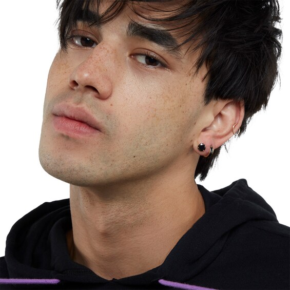 14K Solid Gold Hoop - 19G 5/16"