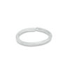 14K Solid White Gold Hoop - 19G 5/16"