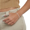 Thumbnail Image 2 of Cubic Zirconia Tennis Bracelet in 10K Gold - 7.25"