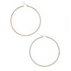 Thumbnail Image 2 of 10K Tube Hollow Gold Hoops