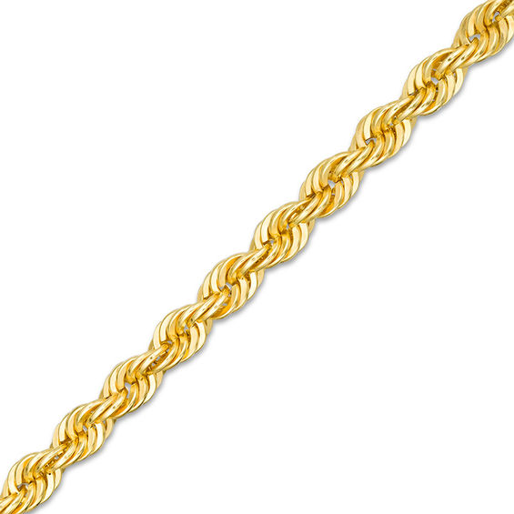 Gauge Rope Chain Bracelet in 10K Gold