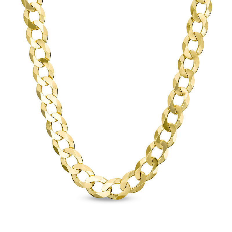 10K Solid Gold Curb Chain - 22