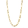 Thumbnail Image 0 of 160 Gauge Diamond-Cut Curb Chain Necklace in 10K Solid Gold - 24"